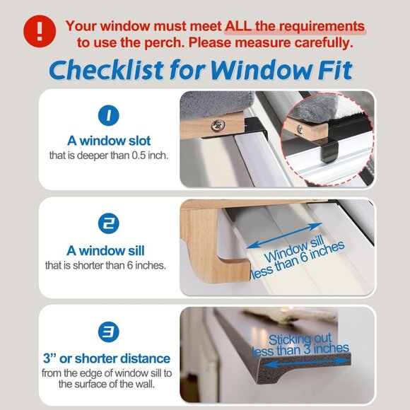 Cat Perch for Window Sill with Bolster - Picture 7 of 7